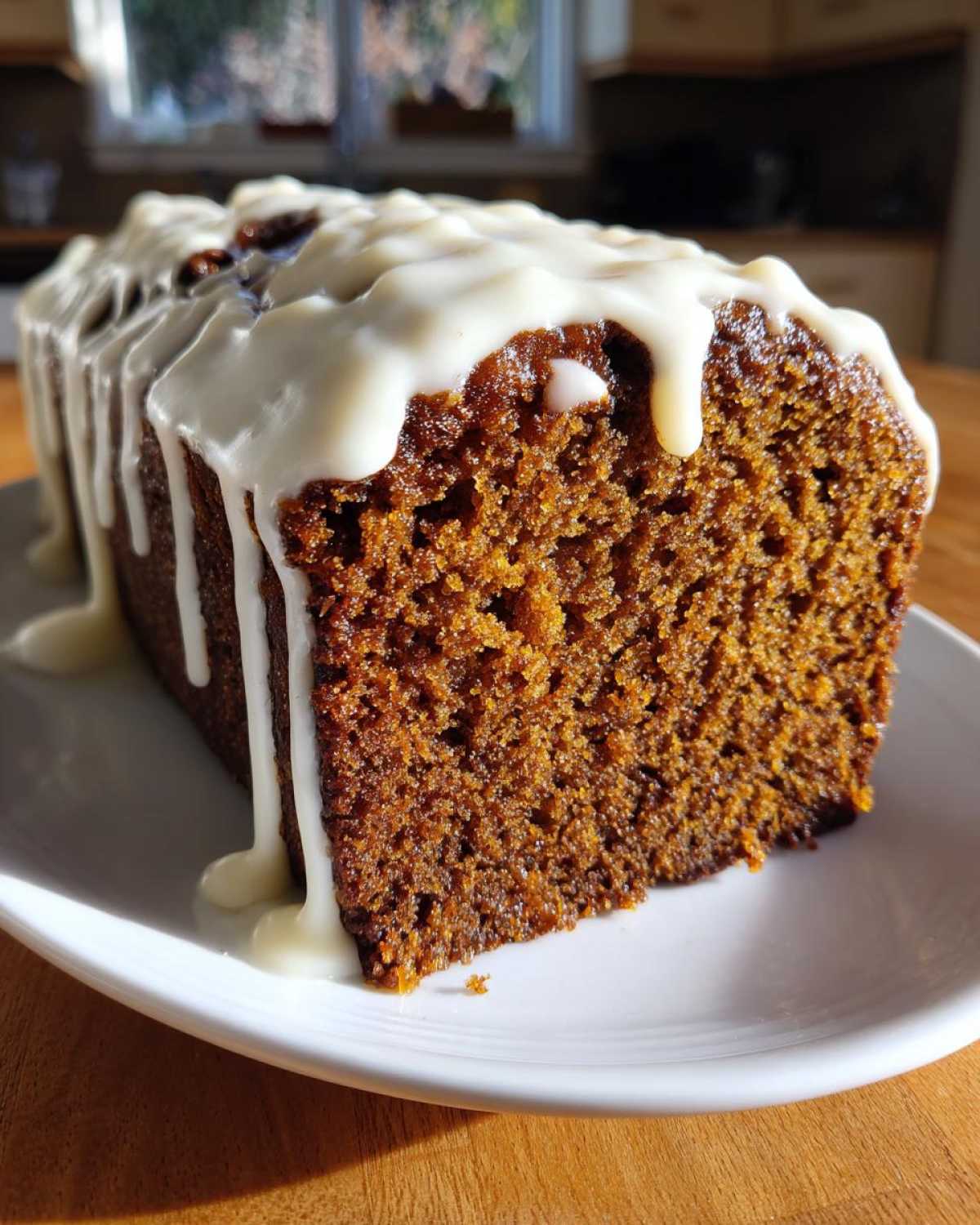 Molasses Gingerbread Loaf with Icing - detail 4