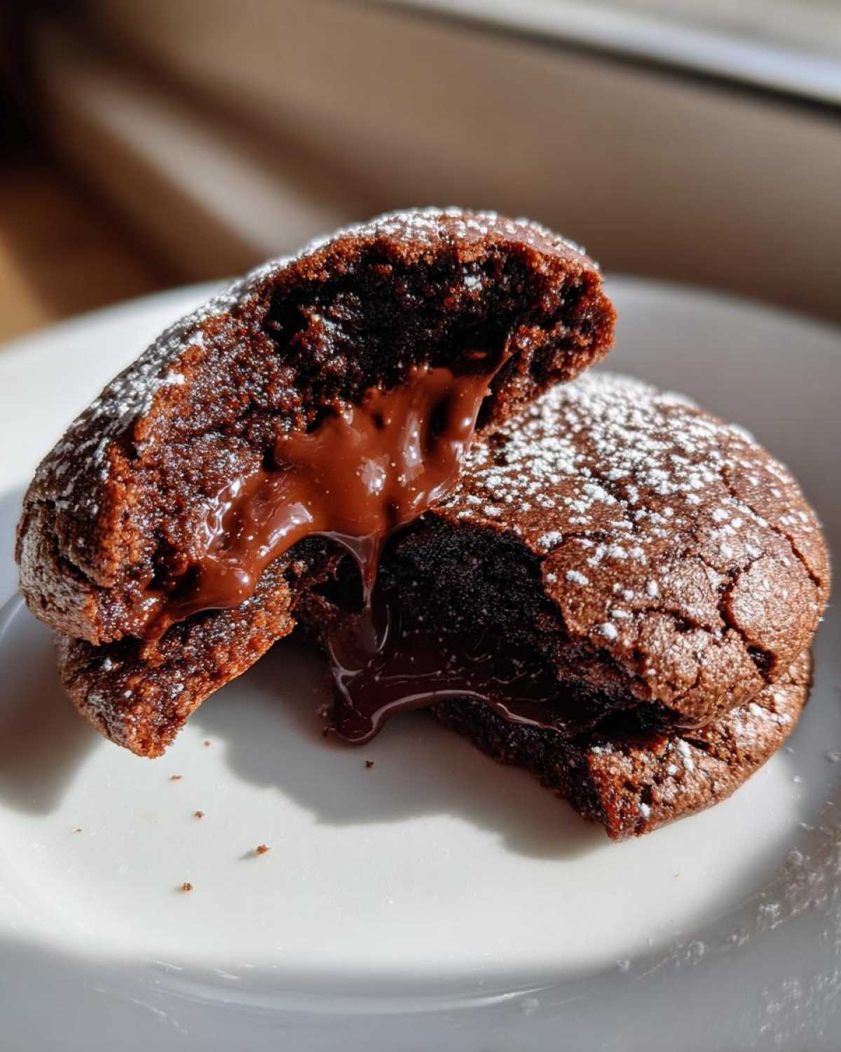 Molten Chocolate Lava Cookies (with Gooey Centers) - detail 3
