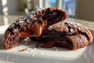 Molten Chocolate Lava Cookies (with Gooey Centers)