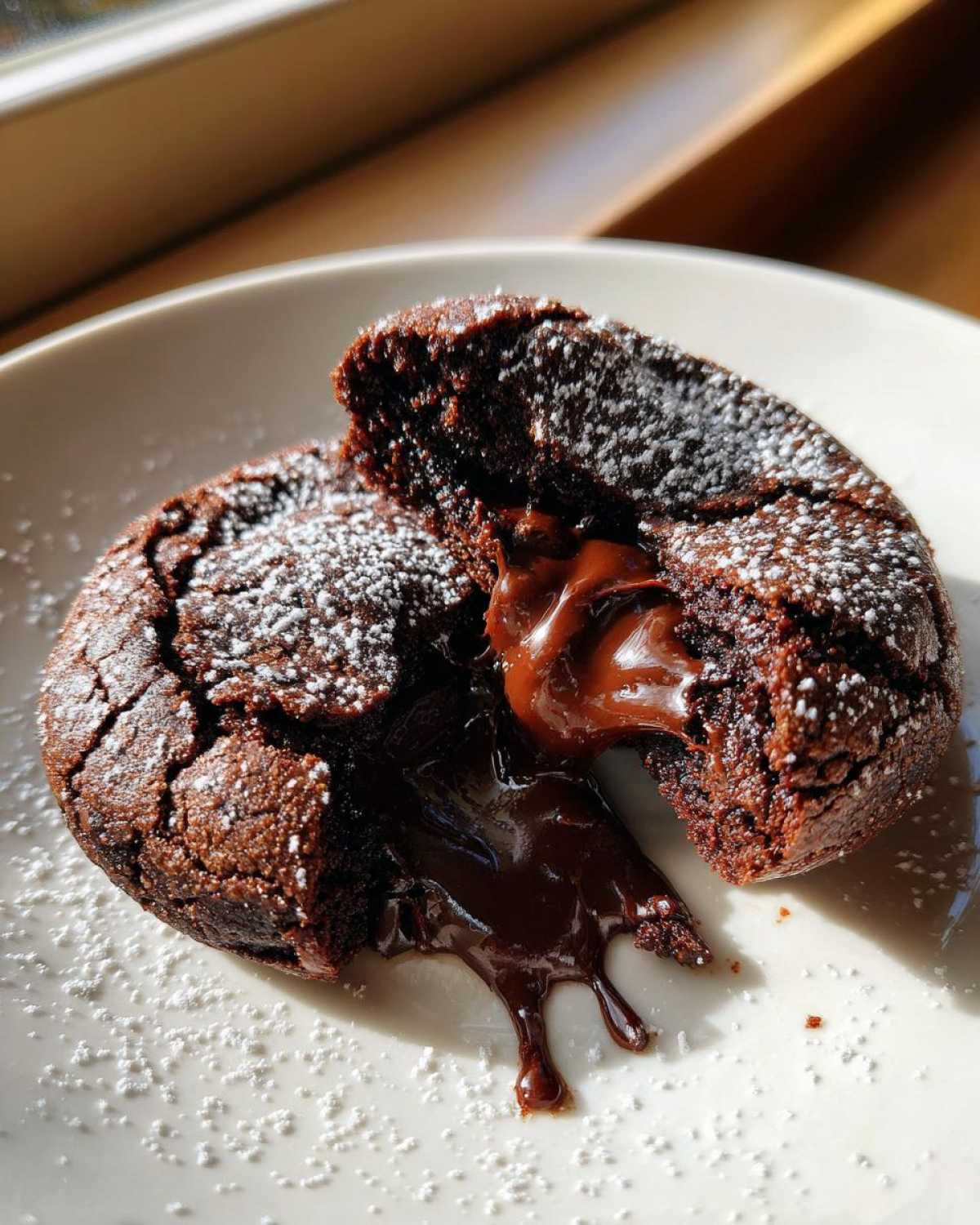 Molten Chocolate Lava Cookies (with Gooey Centers) - detail 4