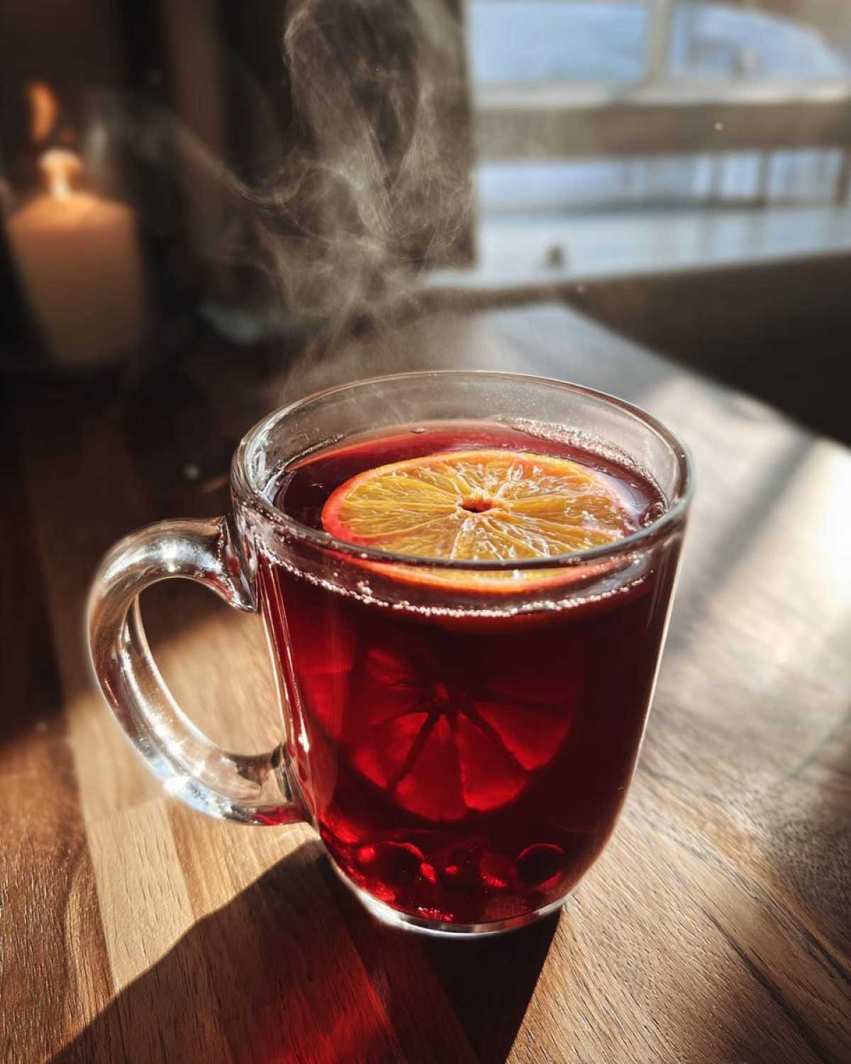 Mulled Cranberry Spiced Holiday Punch - detail 3