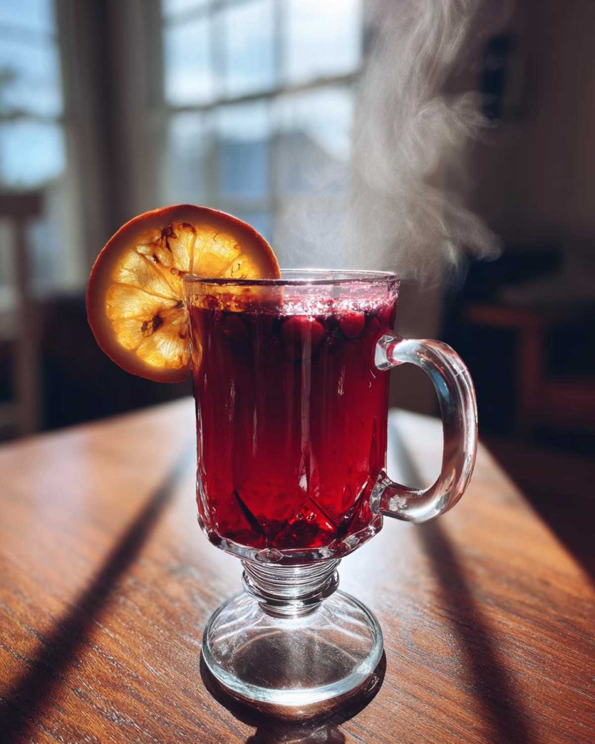 Mulled Cranberry Spiced Holiday Punch - detail 4