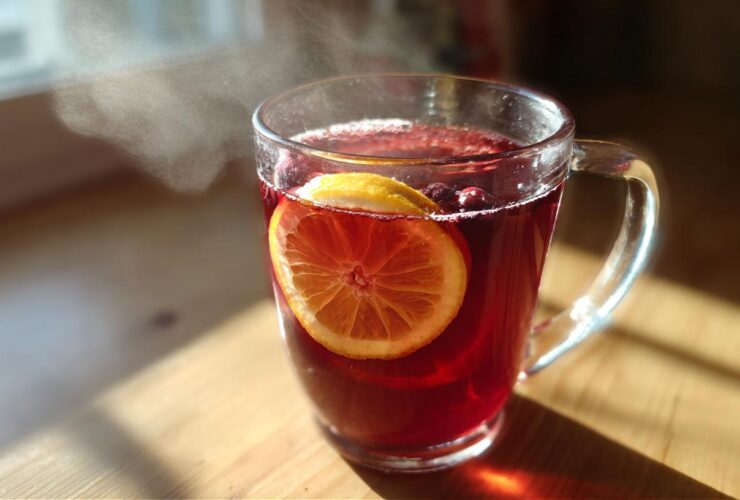 Mulled Cranberry Spiced Holiday Punch