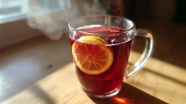 Mulled Cranberry Spiced Holiday Punch