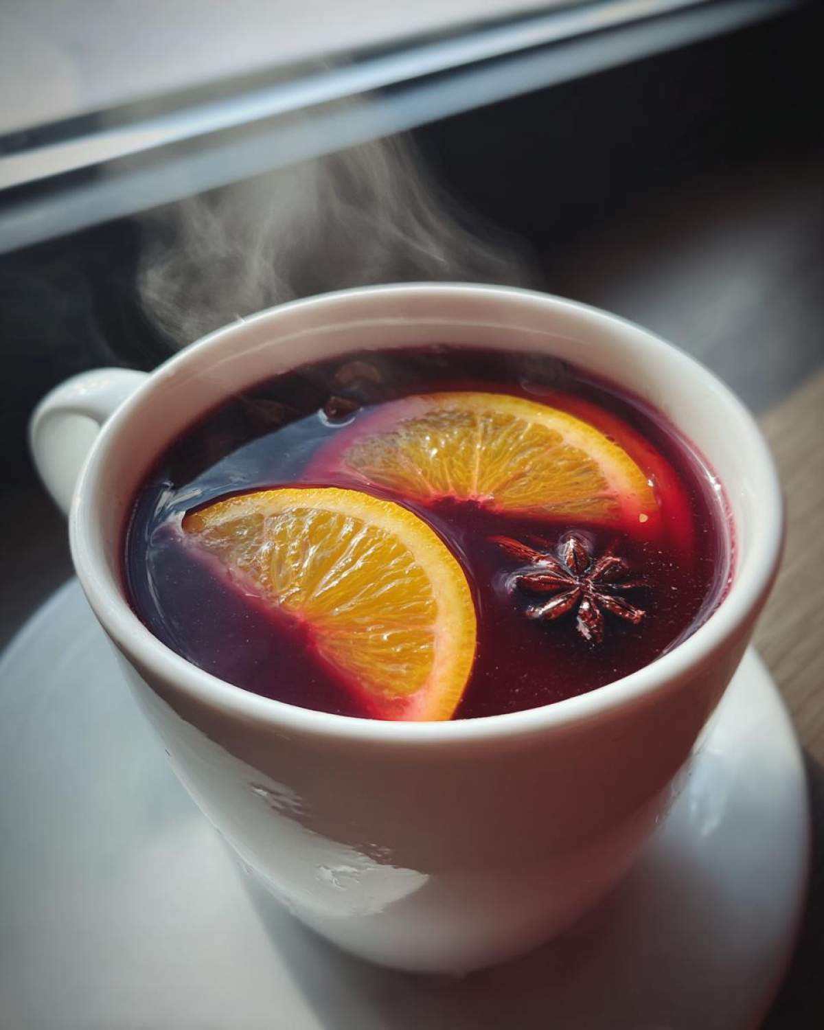 Mulled Wine with Orange & Spices (Winter Party Drink) - detail 4