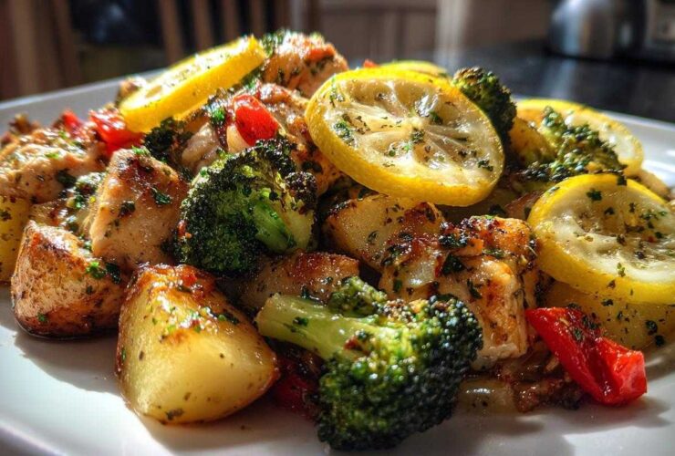 One-Pan Lemon Herb Chicken & Veggies (Minimal Cleanup)