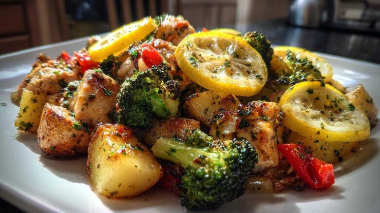 One-Pan Lemon Herb Chicken & Veggies (Minimal Cleanup)