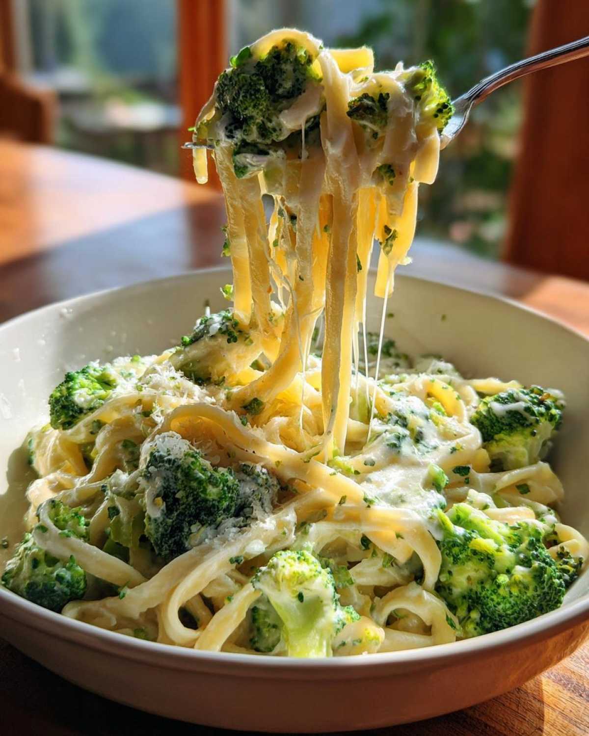 One Pot Alfredo with Broccoli - detail 3