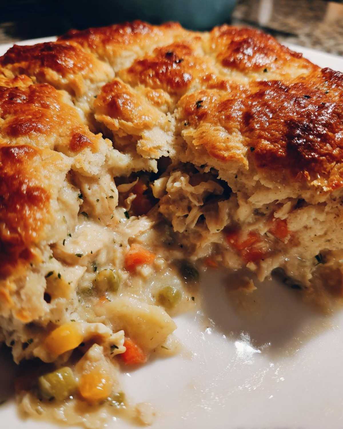 One Pot Chicken Pot Pie Bake - detail 3