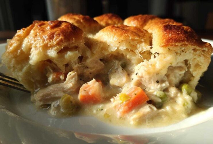 One Pot Chicken Pot Pie Bake