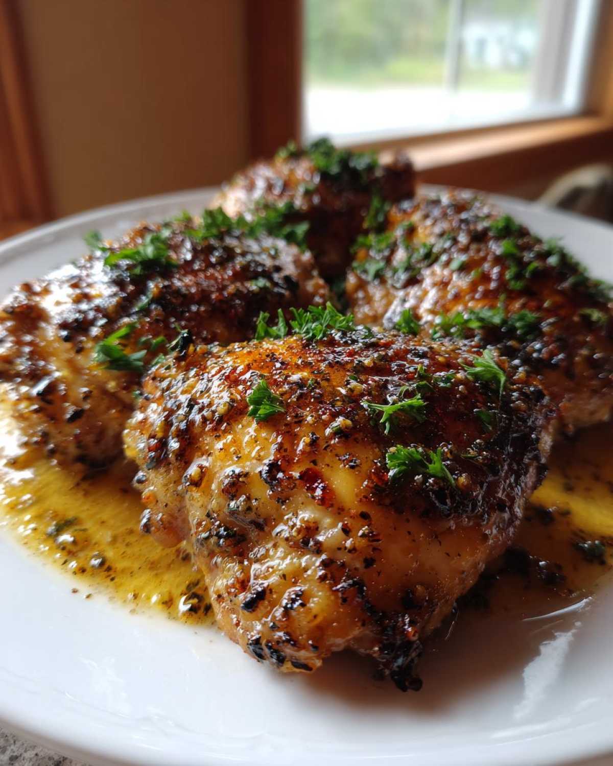 Oven Baked Honey Garlic Butter Chicken - detail 1