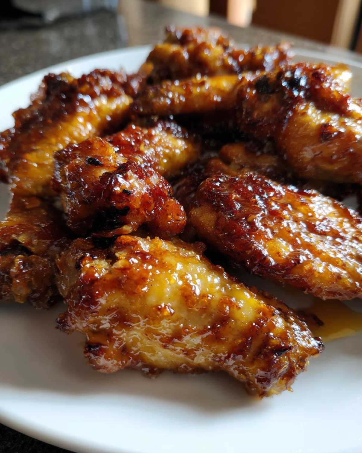 Oven Baked Honey Garlic Chicken Wings - detail 1