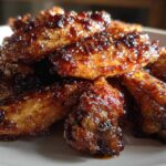 Oven Baked Honey Garlic Chicken Wings