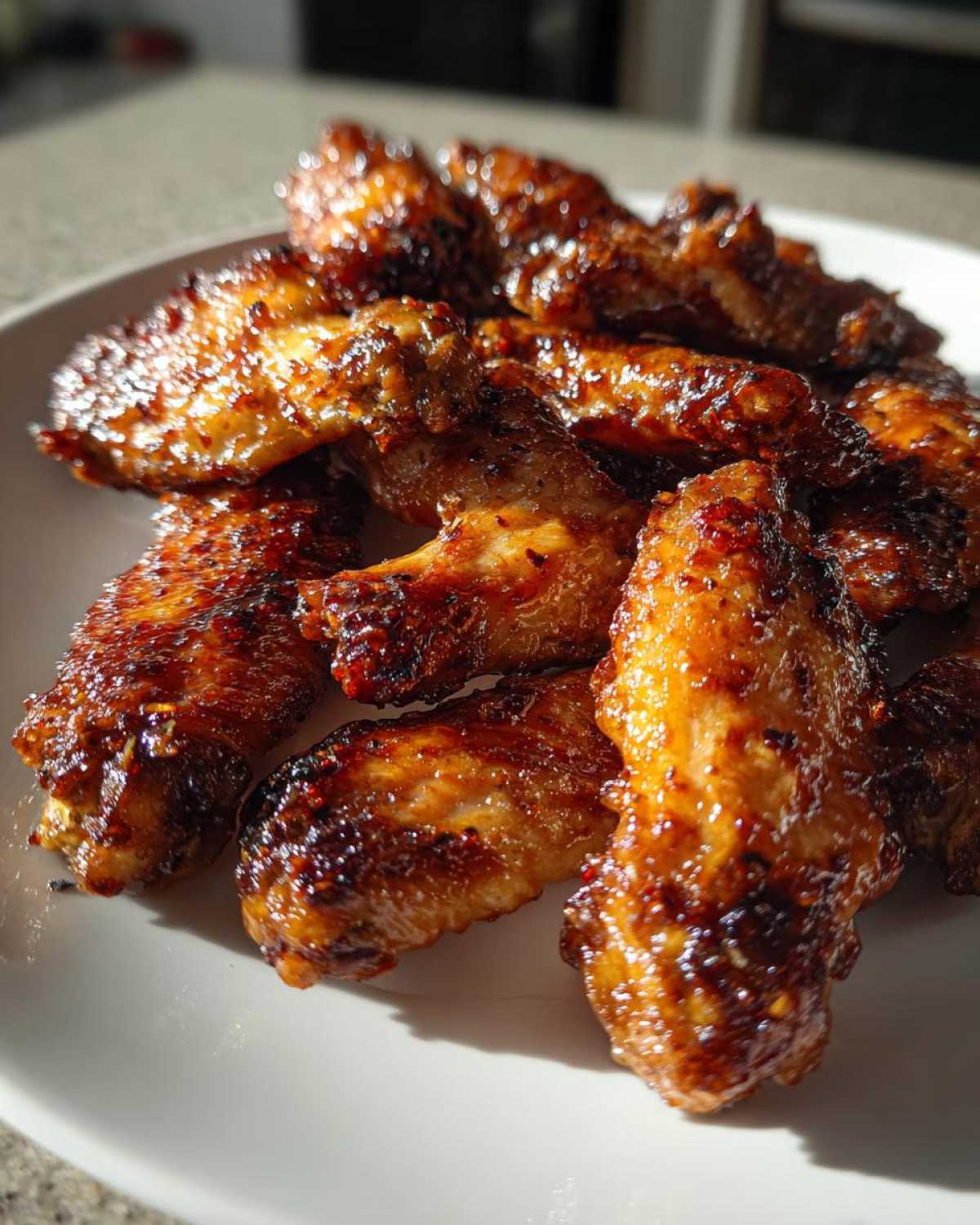 Oven Baked Honey Garlic Chicken Wings - detail 3