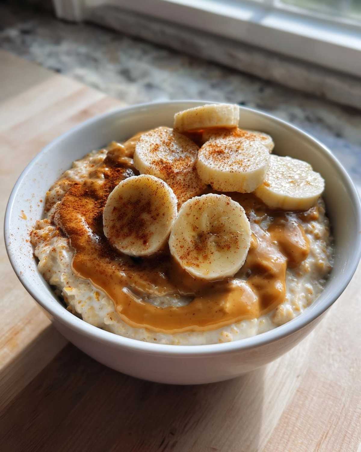 Peanut Butter Banana Oatmeal Bowl - detail 1