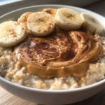 Peanut Butter Banana Oatmeal Bowl