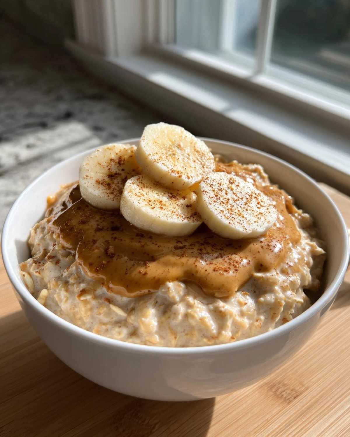 Peanut Butter Banana Oatmeal Bowl - detail 4