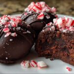 Peppermint Brownie Truffles (No-Bake Holiday Leftover Idea)