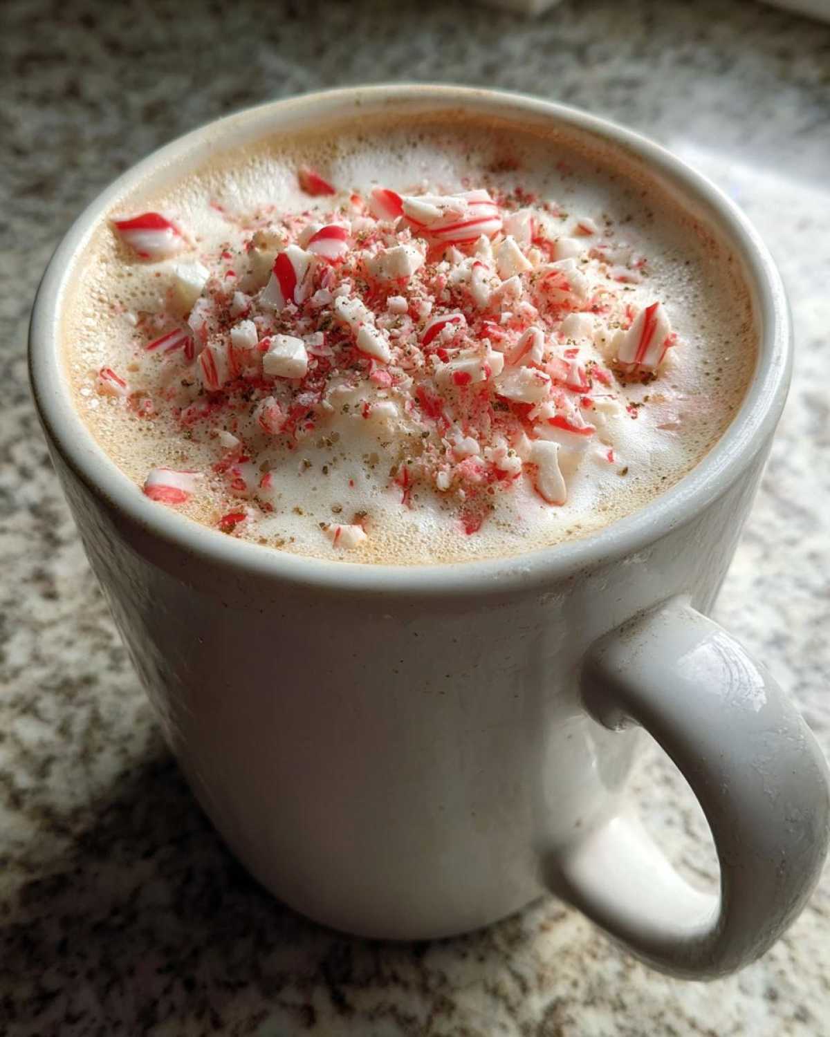 Peppermint White Hot Chocolate (Candy Cane Twist) - detail 2