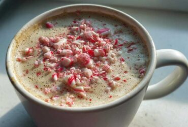 Peppermint White Hot Chocolate (Candy Cane Twist)