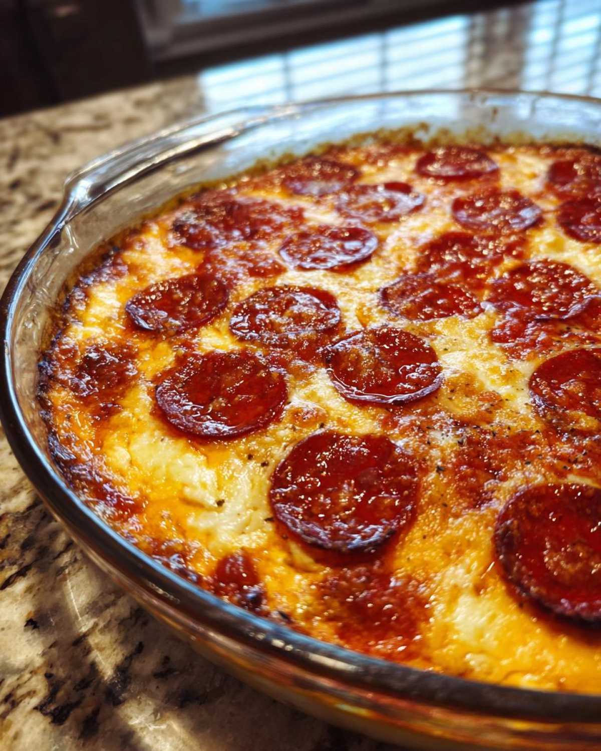 Pepperoni Pizza Dip with Cheese - detail 1