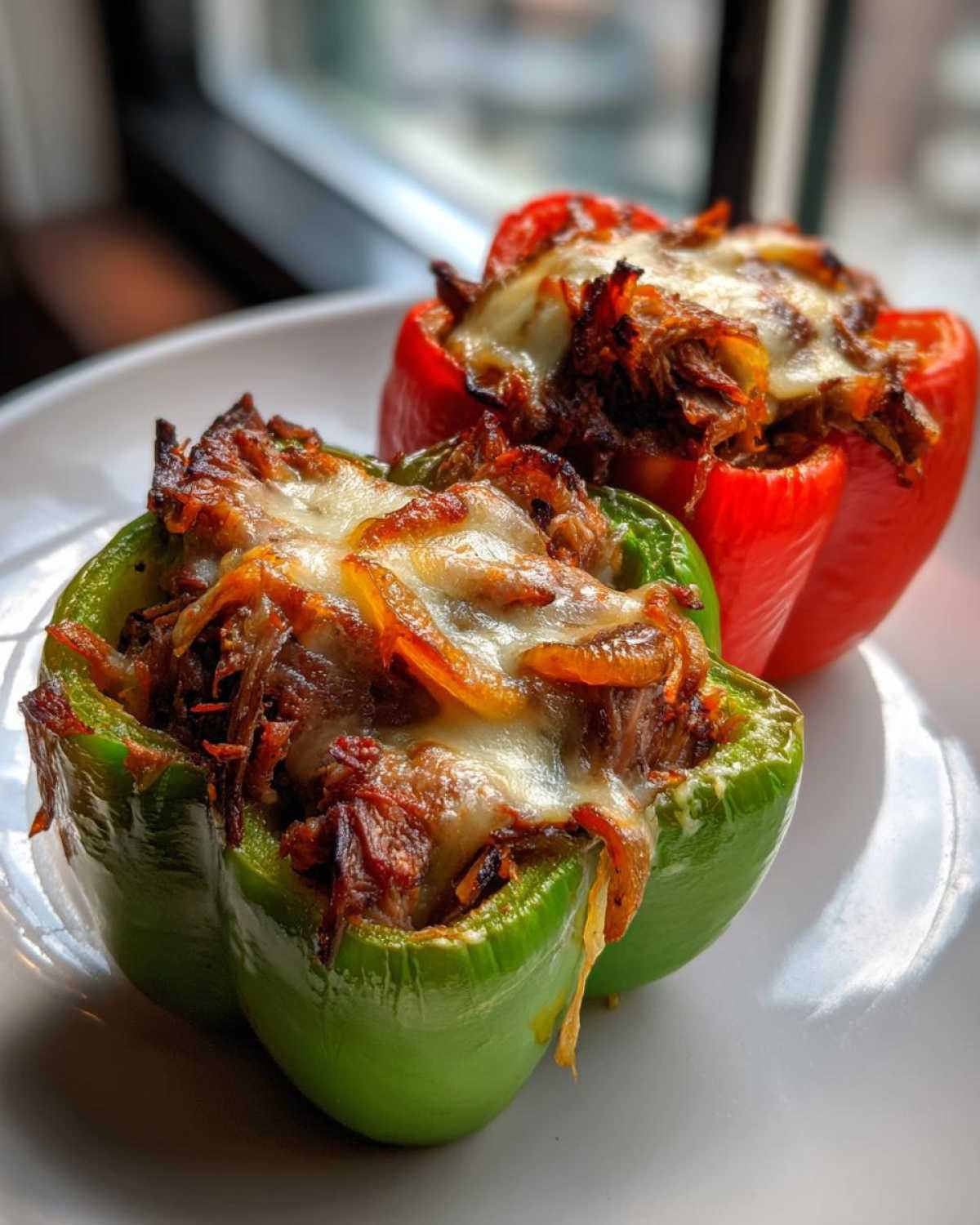 Philly Cheesesteak Stuffed Peppers (Low-Carb Comfort) - detail 1