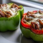 Philly Cheesesteak Stuffed Peppers (Low-Carb Comfort)
