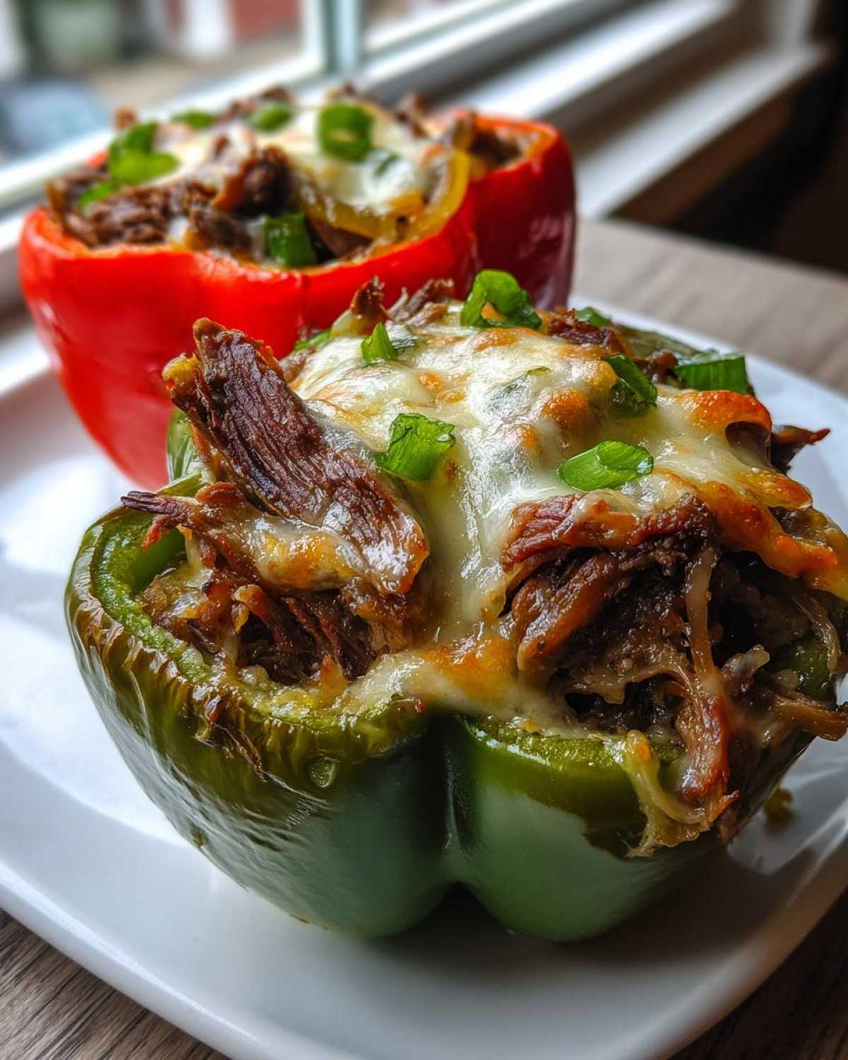Philly Cheesesteak Stuffed Peppers (Low-Carb Comfort) - detail 2