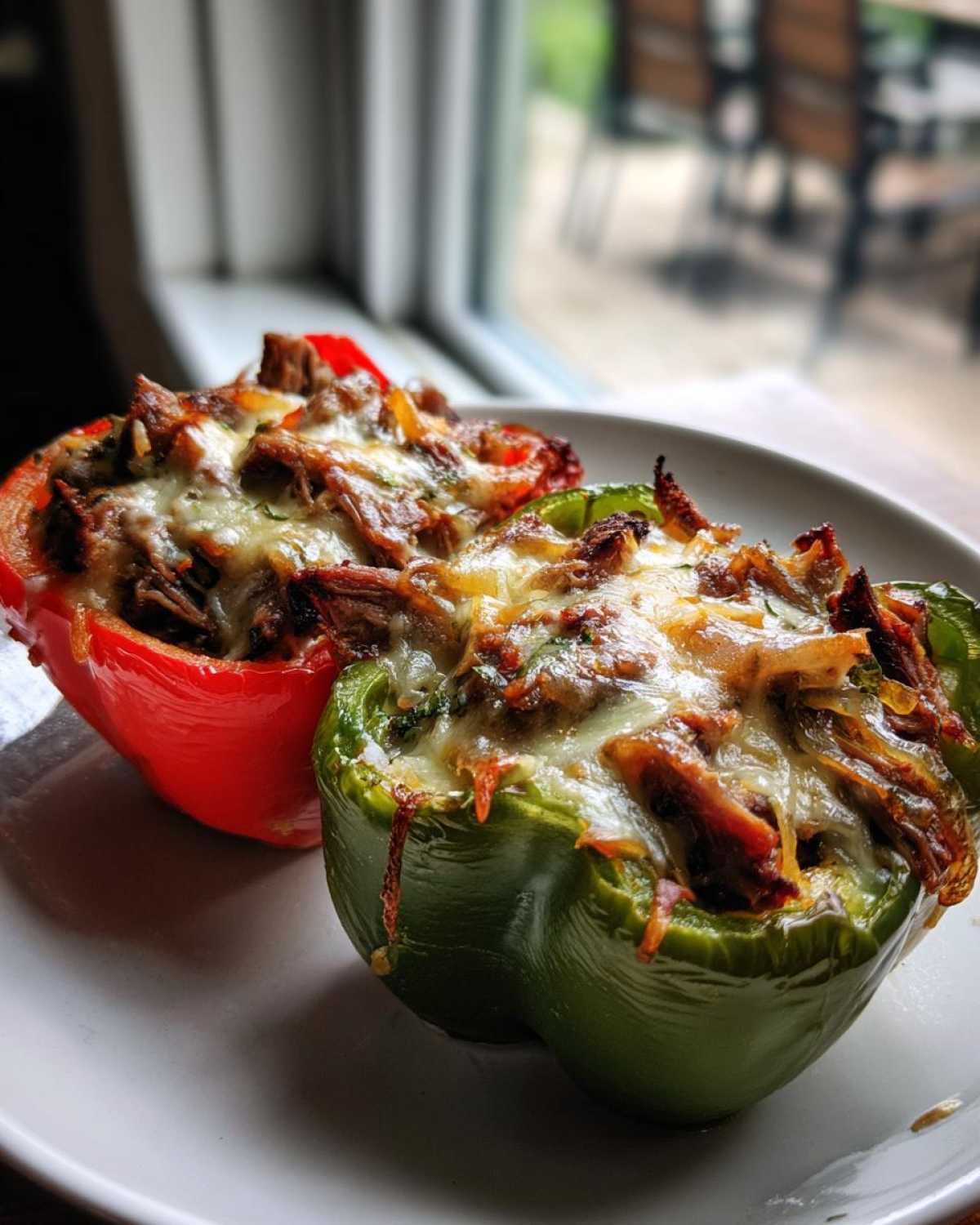 Philly Cheesesteak Stuffed Peppers (Low-Carb Comfort) - detail 3