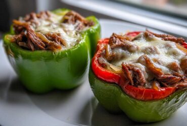 Philly Cheesesteak Stuffed Peppers (Low-Carb Comfort)