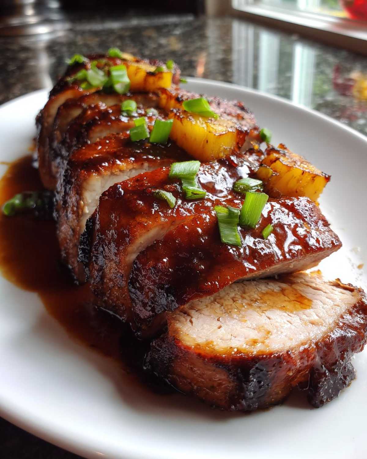Pineapple Teriyaki Pork Tenderloin Roast - detail 1