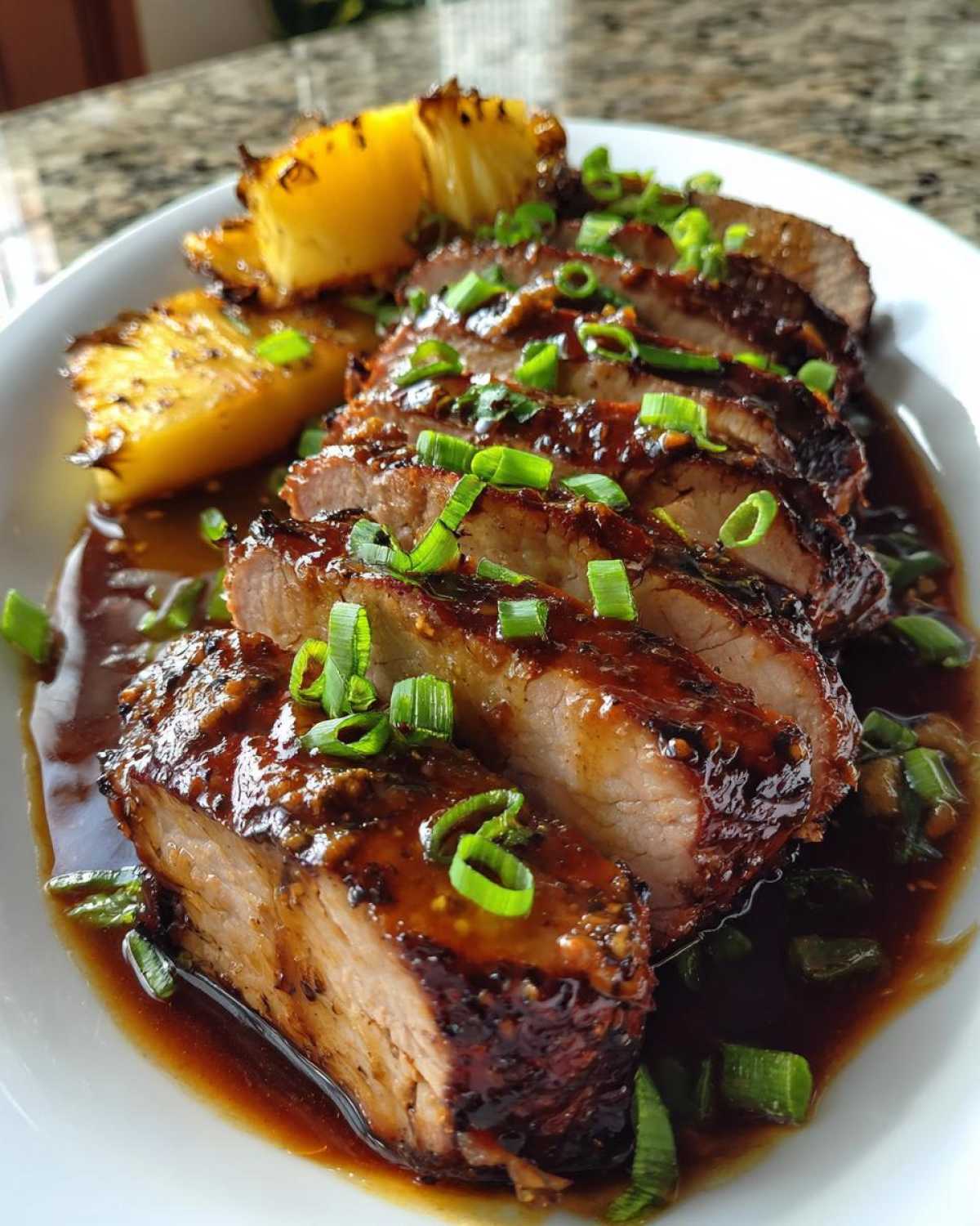 Pineapple Teriyaki Pork Tenderloin Roast - detail 2