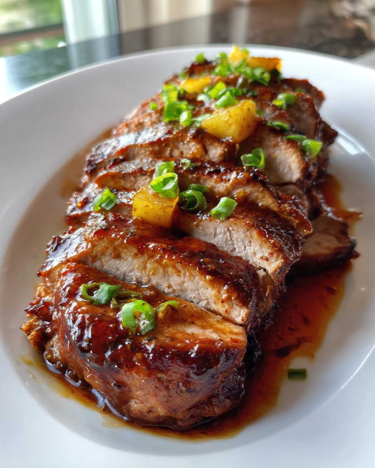 Pineapple Teriyaki Pork Tenderloin Roast - detail 3