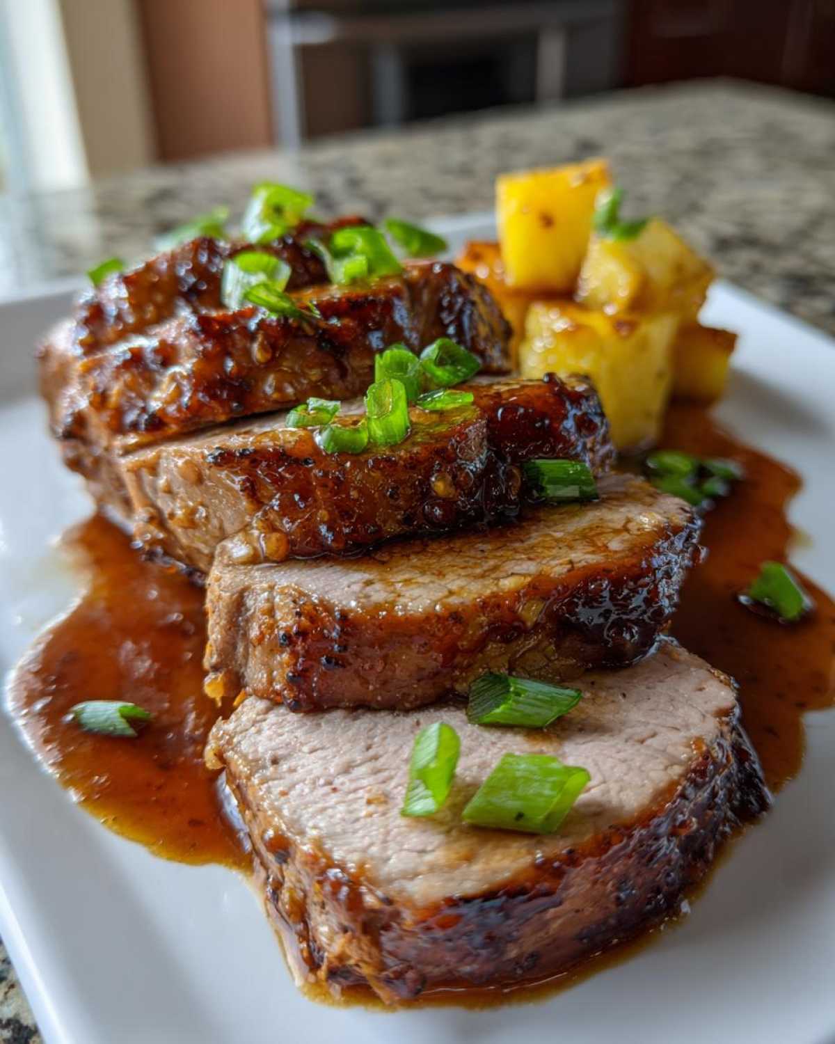 Pineapple Teriyaki Pork Tenderloin Roast - detail 4
