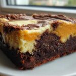 Pumpkin Cheesecake Brownies with Frosting