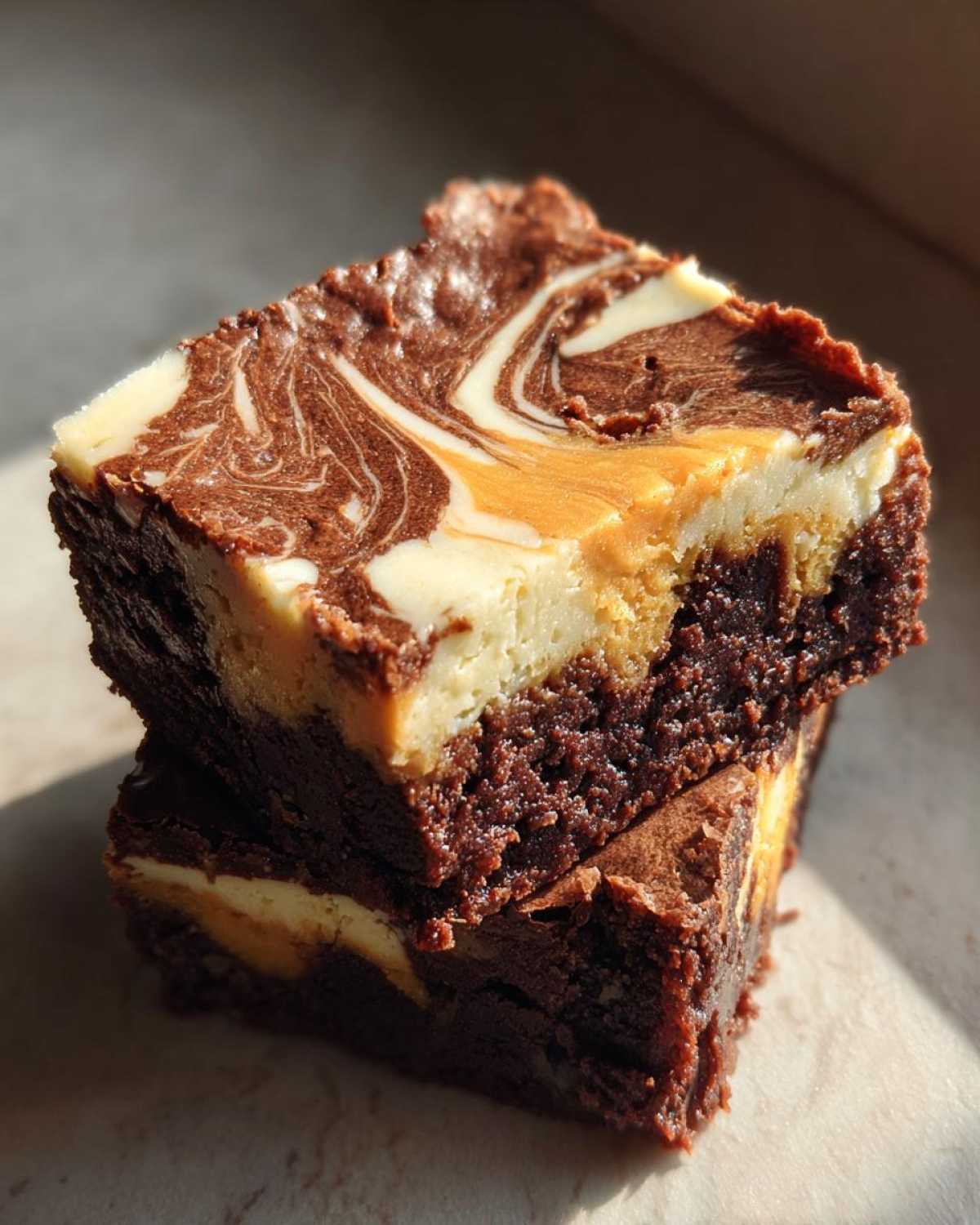 Pumpkin Cheesecake Brownies with Frosting - detail 4