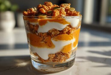 Pumpkin Spice Granola Yogurt Parfait