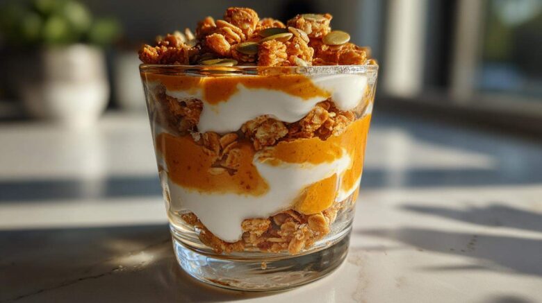 Pumpkin Spice Granola Yogurt Parfait