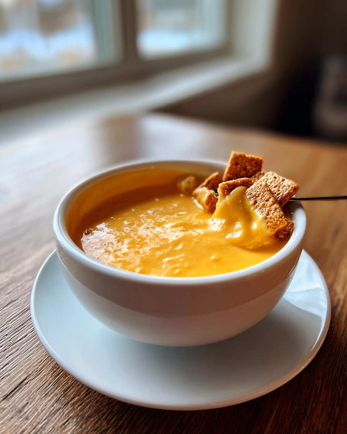 Quick Beer Cheese Fondue Dip - detail 2
