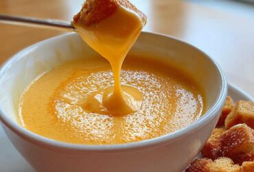 Quick Beer Cheese Fondue Dip