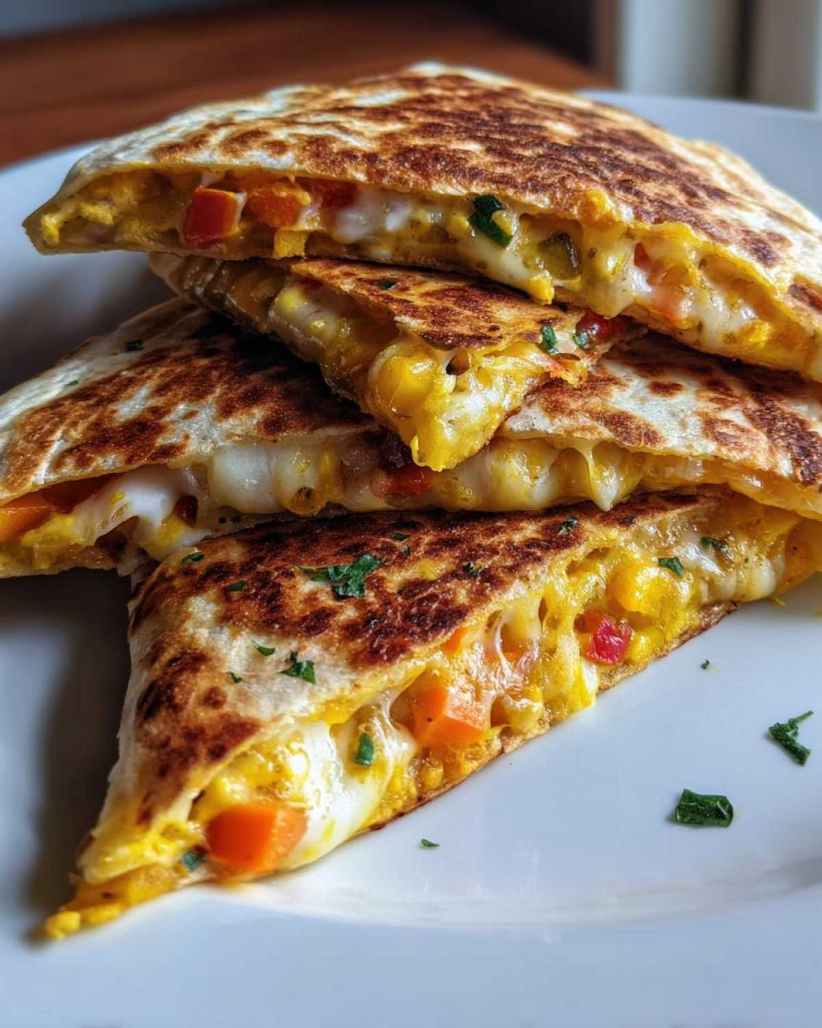 Quick Veggie Quesadillas (Snack or Light Dinner) - detail 1