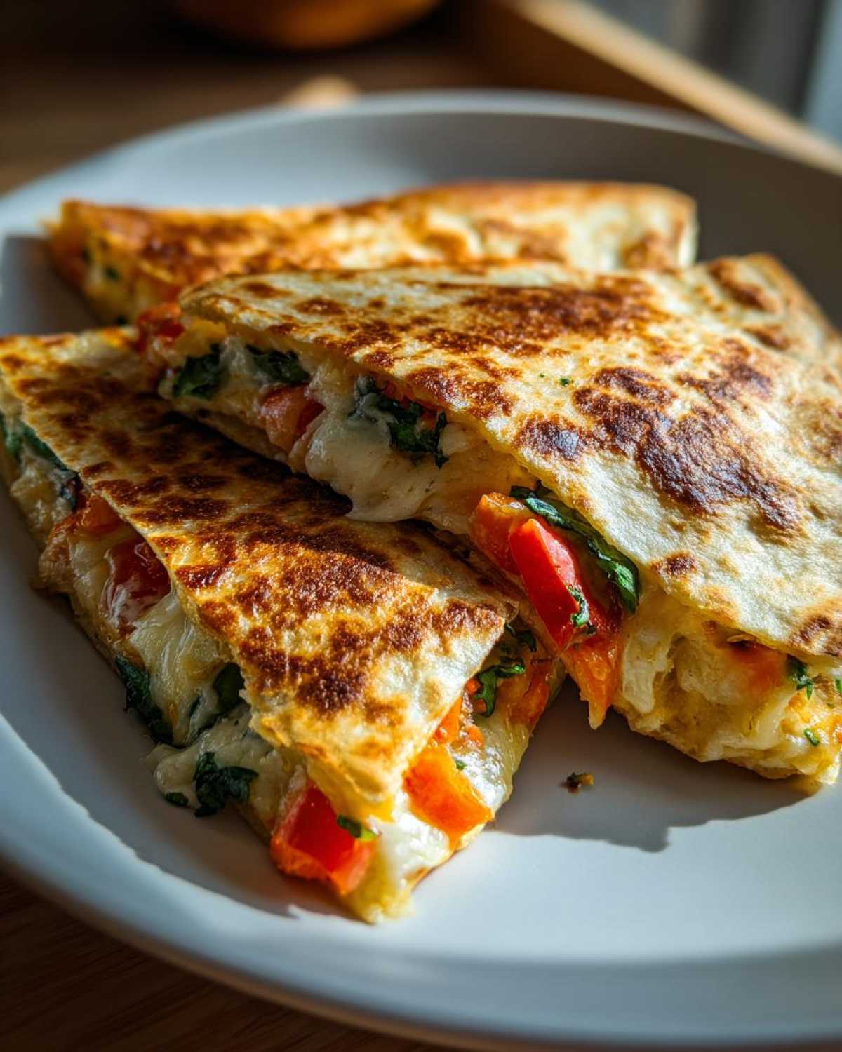 Quick Veggie Quesadillas (Snack or Light Dinner) - detail 2