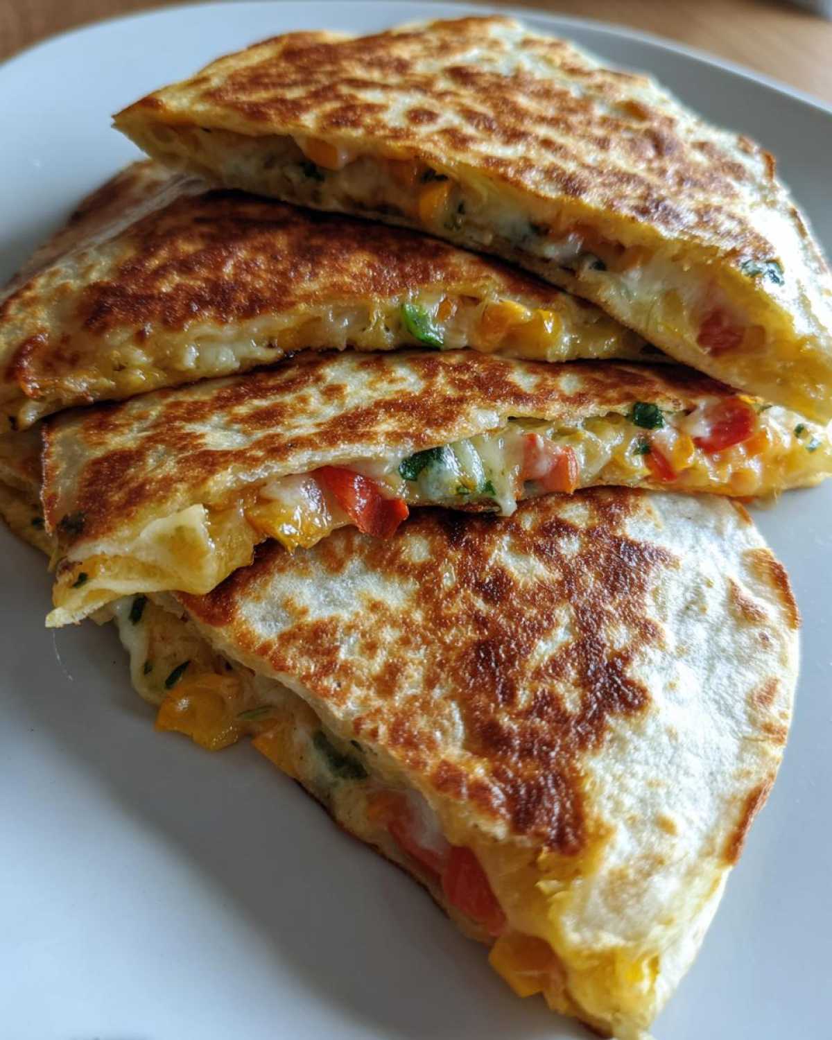 Quick Veggie Quesadillas (Snack or Light Dinner) - detail 3