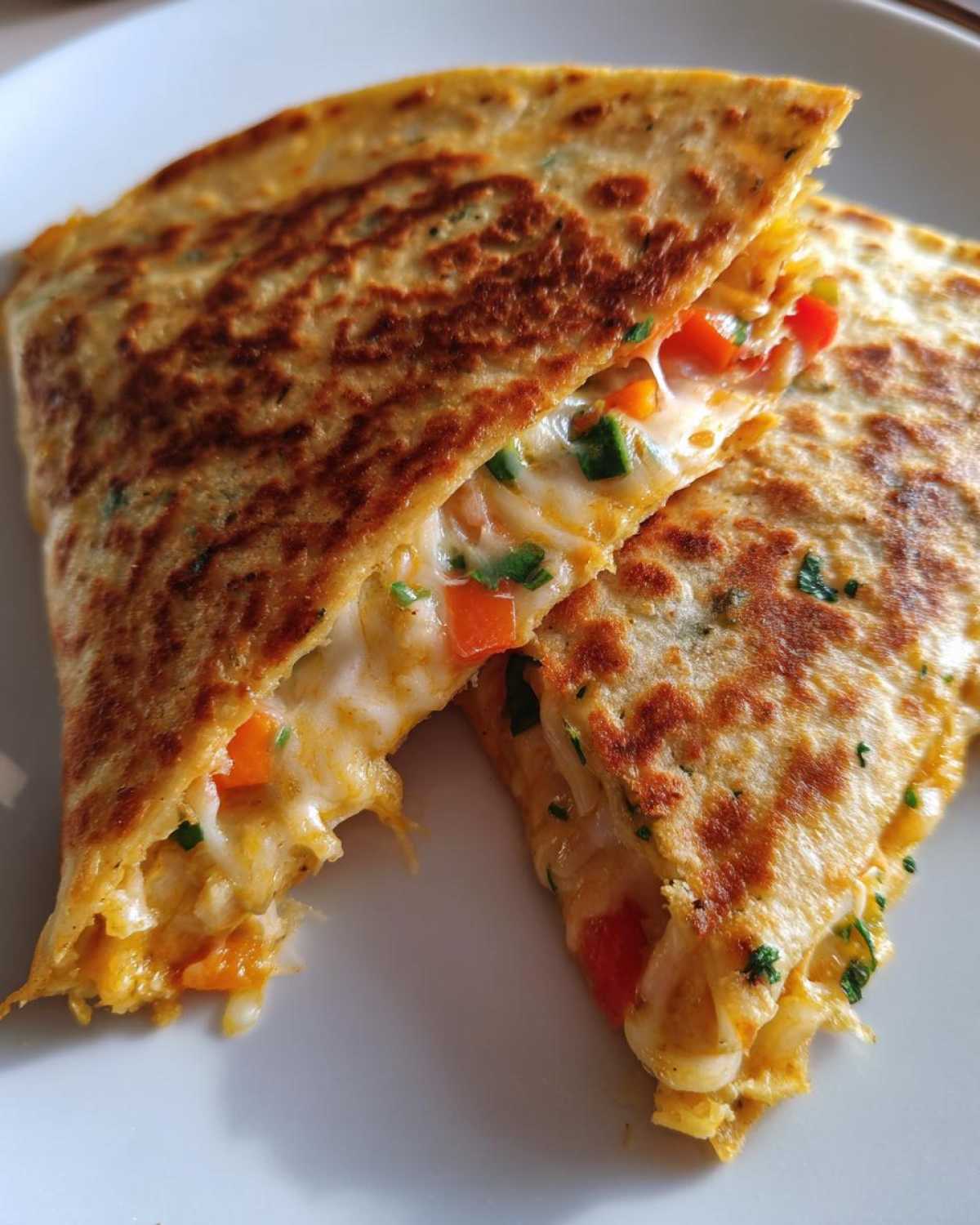 Quick Veggie Quesadillas (Snack or Light Dinner) - detail 4