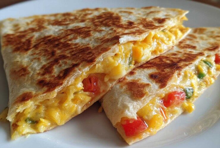 Quick Veggie Quesadillas (Snack or Light Dinner)
