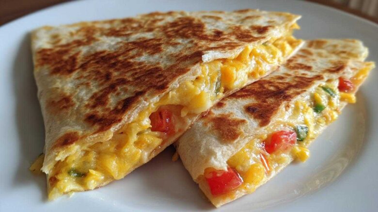 Quick Veggie Quesadillas (Snack or Light Dinner)