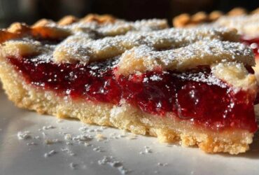 Raspberry Linzer Tart