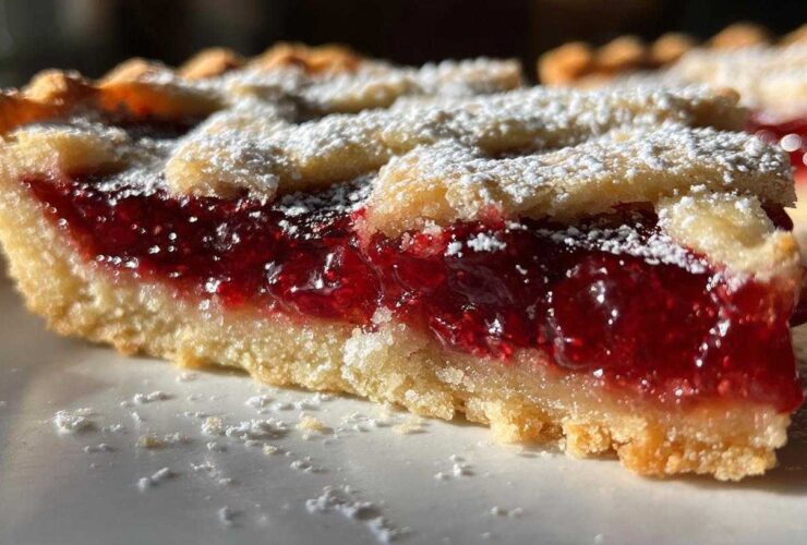 Raspberry Linzer Tart