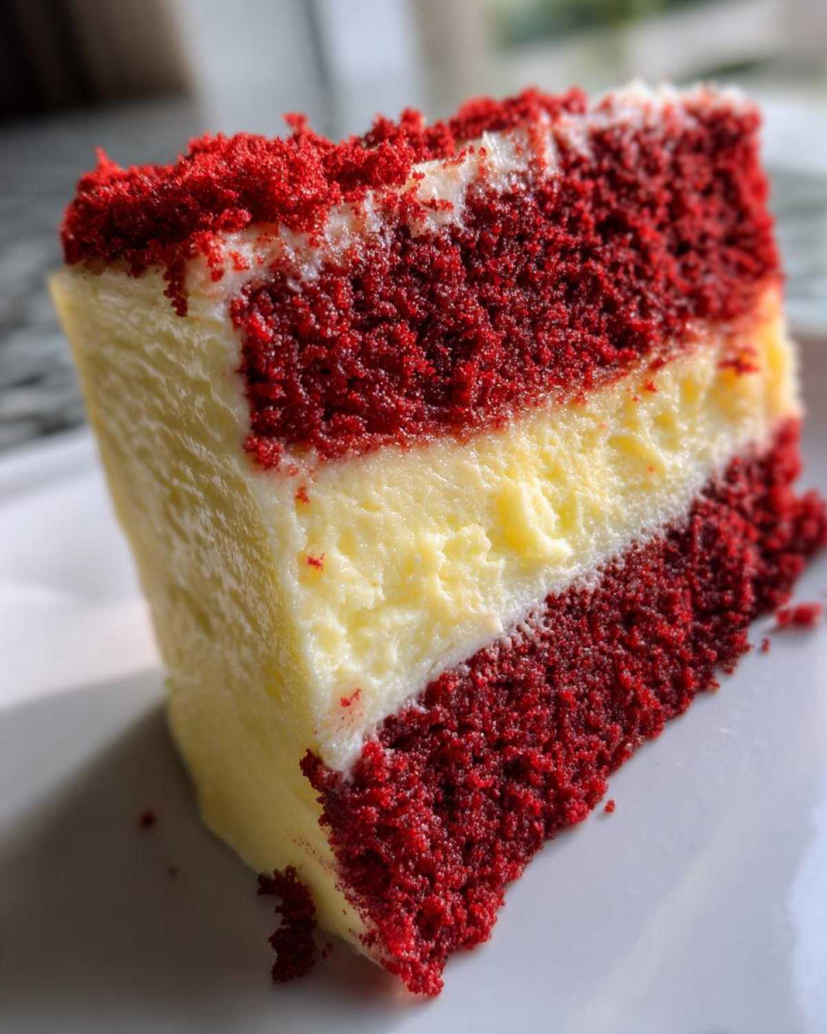 Red Velvet Cake with a Hidden Cheesecake Layer - detail 1