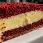 Red Velvet Cake with a Hidden Cheesecake Layer